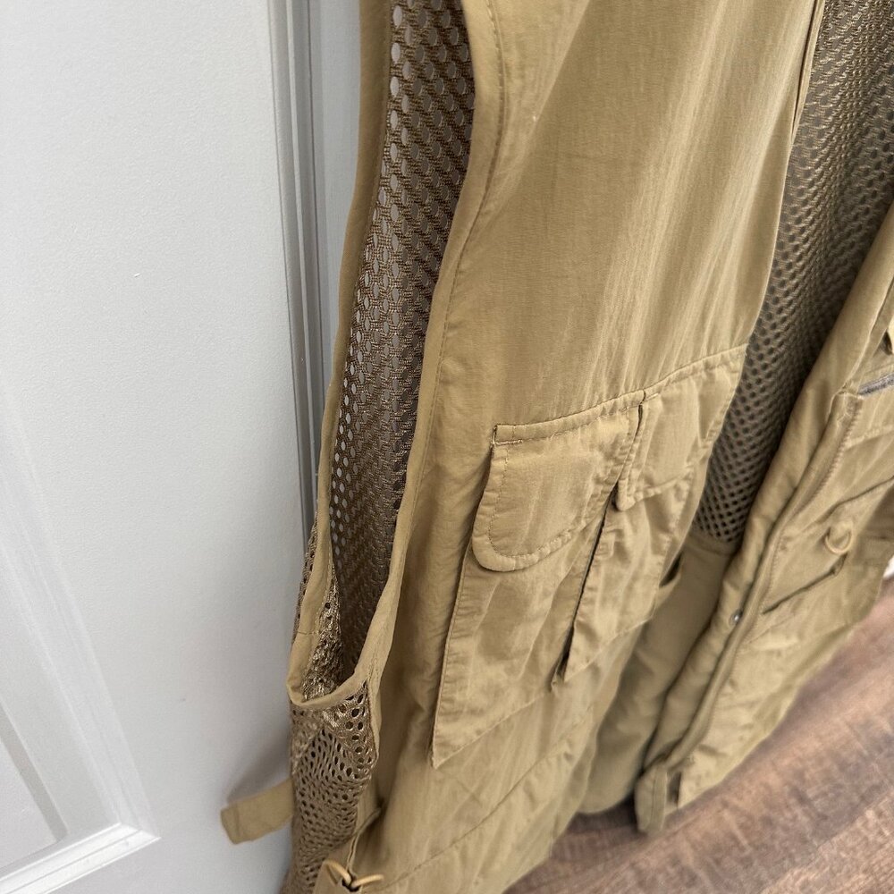 Safari Vest, Extra Large, Khaki - Picture 3 of 8